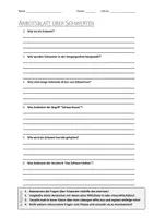 Vorschau - Arbeitsblätter - AB mit Fragen zum Thema "Schwert" + Lösungsblatt + Infografik - Deckblatt