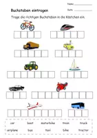 Vorschau - Stundenentwürfe - Arbeitsheft Englisch Fahrzeuge - Arbeitsblätter inkl. Mini-Buch - Seite 2