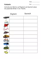 Vorschau - Stundenentwürfe - Arbeitsheft Englisch Fahrzeuge - Arbeitsblätter inkl. Mini-Buch - Seite 3