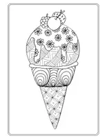 Aperçu - Préparation de séance / Séance complète - Ice cream - Pack de coloriages gratuit +10 illustrations - Page 3
