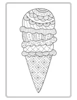 Aperçu - Préparation de séance / Séance complète - Ice cream - Pack de coloriages gratuit +10 illustrations - Page de couverture