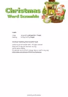 Vorschau - Arbeitsblätter - Christmas Vocabulary Puzzles Materialpaket - Seite 3