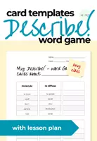 Vorschau - Mal- und Bastelvorlagen - Describe Word Game - Deckblatt