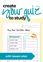 Vorschau - Arbeitsblätter - Make Your Own Quiz To Study - Deckblatt