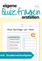 Vorschau - Arbeitsblätter - Quizfragen Erstellen - Deckblatt