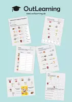 Vorschau - Stundenentwürfe - Arbeitsheft Frühstück Englisch - Arbeitsblätter inkl. Mini-Buch - Deckblatt