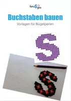 Vorschau - Stationenlernen - Buchstabeneinführung - Buchstaben bauen mit Bügelperlen - Deckblatt