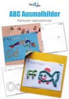 Vorschau - Arbeitsblätter - Kreative Ideen für die Buchstabeneinführung - Kunst - Deckblatt