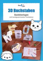 Vorschau - Mal- und Bastelvorlagen - Buchstabeneinführung - Buchstaben in 3D - Bastelvorlagen - Deckblatt