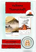 Vorschau - Arbeitsblätter - Vulkane Themenheft - Deckblatt