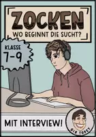 Vorschau - Arbeitsblätter - Computerspiele - Ab wann ist man süchtig? - Computerspielsucht - Deckblatt