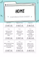 Vorschau - Spiele - English Conversation Cards - Homes (36 cards) - Deckblatt