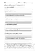 Vorschau - Arbeitsblätter - AB mit Fragen zum Thema "Seejungfrauen" + Lösungsblatt + Infografik - Deckblatt