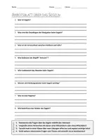 Vorschau - Arbeitsblätter - AB mit Fragen zum Thema "Segeln" + Lösungsblatt - Deckblatt