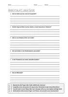 Vorschau - Arbeitsblätter - Lernposter + AB mit Fragen zum Thema "Seide" + Lösungsblatt + Mindmap + Infografik - Seite 1