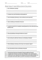 Vorschau - Arbeitsblätter - AB mit Fragen zum Thema "Wolodymyr Selenskyj" + Lösungsblatt - Deckblatt