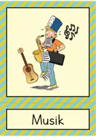 Vorschau - Stationenlernen - Schulfächer Bildkarten - Deutsch und DaZ - Seite 3