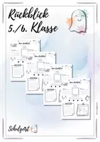 Vorschau - Arbeitsblätter - Mein Schuljahres-Rückblick (5./6. Klasse) - Deckblatt