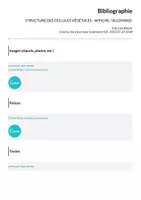 Aperçu - Affichage - STRUCTURE DES CELLULES VÉGÉTALES - AFFICHE / ALLEMAND. - Page 2