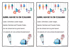 Vorschau - Anderer Materialtyp - Schuljahresanfang: Brief an das Schulkind - Seite 2