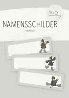 Vorschau - Bildkarten - Namensschilder für die Rabenklasse (grau/beige) - Deckblatt
