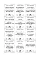 Vorschau - Spiele - English Conversation Cards - Books and Reading (36 cards) - Seite 1
