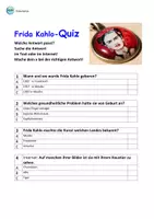 Vorschau - Quiz - Freebie: Frida Kahlo - Quiz - Seite 3