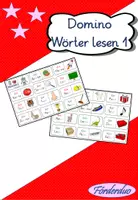 Vorschau - Spiele - Domino "Wörter lesen 1" - Deckblatt