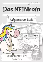 Vorschau - Arbeitsblätter - Literaturprojekt mit dem Bilderbuch Das NEINhorn - Deckblatt