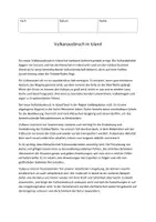 Vorschau - Arbeitsblätter - Vulkanausbruch in Island - Deckblatt