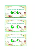 Aperçu - Apprentissages en autonomie - Math SCN Ecris les fractions et compare P4 - Page 1