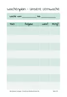 Vorschau - Arbeitsblätter - Wochenplan Vorlagen - Unsere Lernwoche - Seite 3