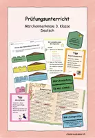 Vorschau - Arbeitsblätter - Material Prüfungsunterricht Märchenmerkmale 3.Klasse - Deckblatt