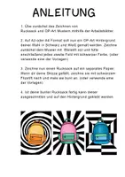 Vorschau - Arbeitsblätter - 4x Kunst für den Schulstart - Kunststunden Materialpaket - Seite 1