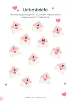 Vorschau - Arbeitsblätter - Verliebte Zahlen - Übungen und DIY Material - Seite 3