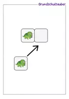 Vorschau - Fördermaterial/Inklusion - Klettmappen Klasse 1 Mathe Materialpaket - Wahrnehmung - Zuordnung optische Differenzierung - TEACCH - Seite 2