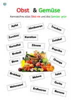 Vorschau - Arbeitsblätter - Obst & Gemüse unterscheiden-leicht gemacht - Seite 2