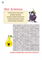 Vorschau - Arbeitsblätter - Obst & Gemüse unterscheiden-leicht gemacht - Seite 3