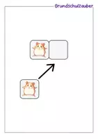 Vorschau - Fördermaterial/Inklusion - Klettmappe Hamster - Zuordnung optische Differenzierung - TEACCH - Seite 1