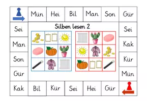 Vorschau - Spiele - Bingospielfeld "Silben lesen 2" (Anfangssilbe) - Seite 3
