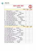 Vorschau - Arbeitsblätter - 3. oder 4. Fall: Lokalergänzung (Merkblatt & Übungen + App) - Seite 3