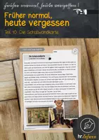 Vorschau - Arbeitsblätter - Materialpaket: Früher normal, heute vergessen (Schule vor 100 Jahren) - Seite 1