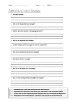 Vorschau - Arbeitsblätter - AB mit Fragen zum Thema "Senegal" + Lösungsblatt + Infografik - Deckblatt