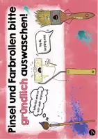 Vorschau - Poster - Poster für den Kunstraum | Pinsel auswaschen - Seite 1