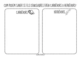 Vista previa - Hojas de trabajo - CATALÀ. Fitxes sobre els dinosaures - página 2