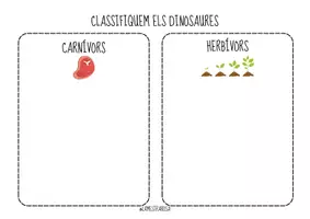 Vista previa - Hojas de trabajo - CATALÀ. Fitxes sobre els dinosaures - página 3