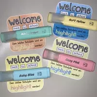 Vorschau - Bildkarten - Welcome Back To School - Geschenkidee - Deckblatt