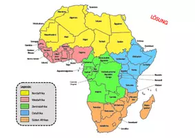 Vorschau - Arbeitsblätter - Afrika - Karte gestalten und untersuchen - Seite 3