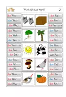 Vorschau - Spiele - Klammerkarten "Wörter lesen 2" - Seite 3