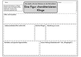 Vorschau - Arbeitsblätter - Visualisierte Aufgaben zu Dita Zipfels "Wie der Wahnsinn mir die Welt erklärte" - Seite 3